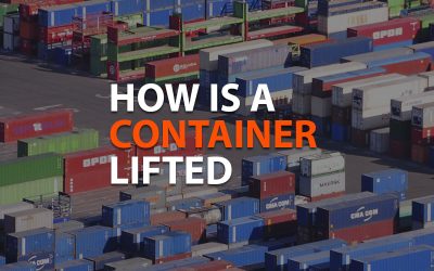 HOW IS A CONTAINER LIFTED
