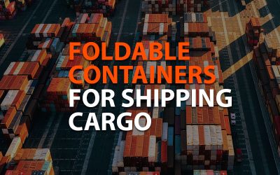 FOLDABLE CONTAINERS FOR SHIPPING CARGO