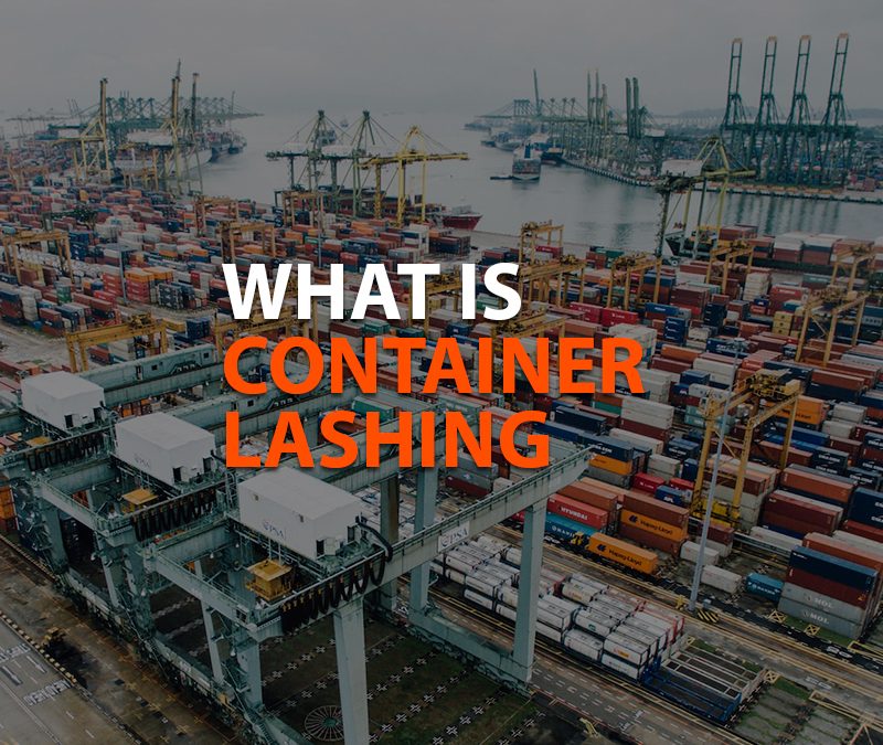 What is container lashing