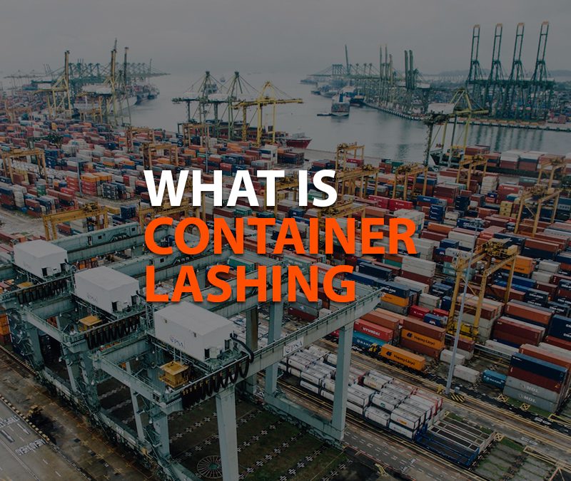 what is container lashing