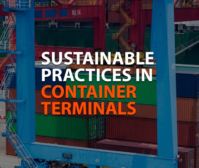 sustainable practices in container terminals